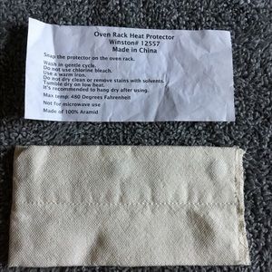 Oven Rack Heat Protector